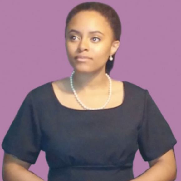 Black dress, short sleeves, full length - Picture 2 of 3